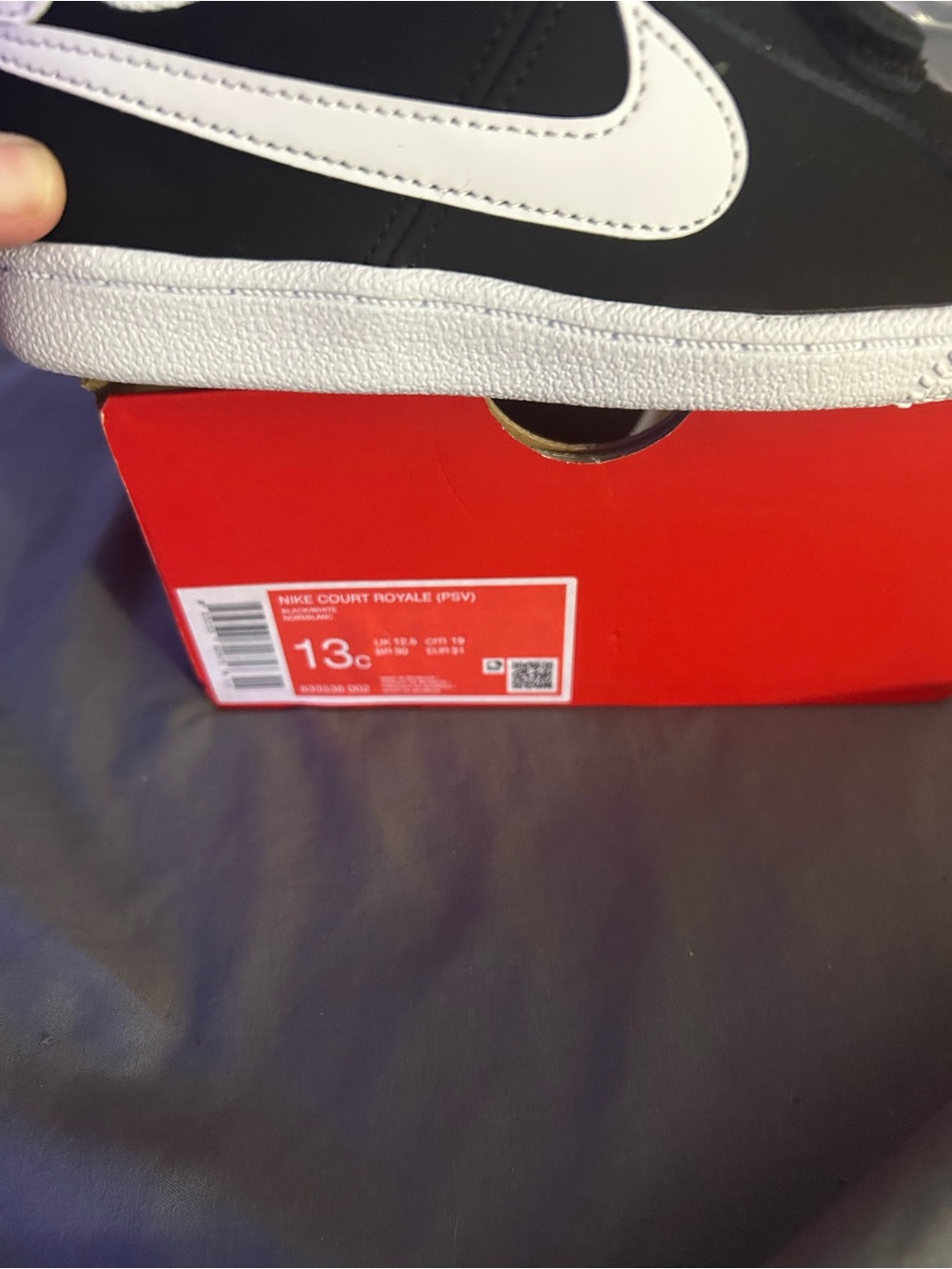 Nike Black/White Men’s Court-Style Crossbody Bag